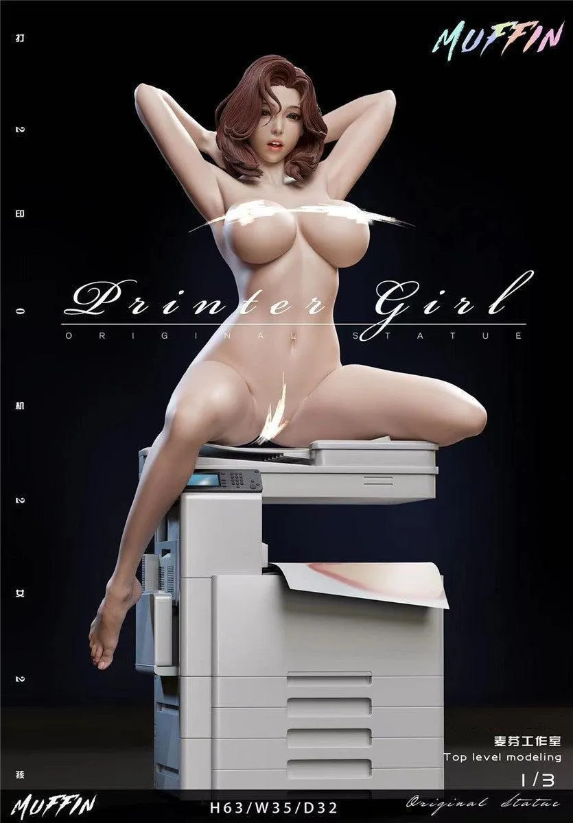 1:3 Printer Girl Castoff Figure Statue