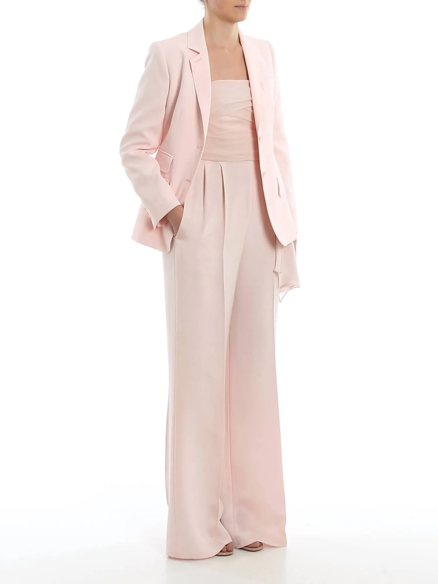 Adele Cotton Blazer in Pink