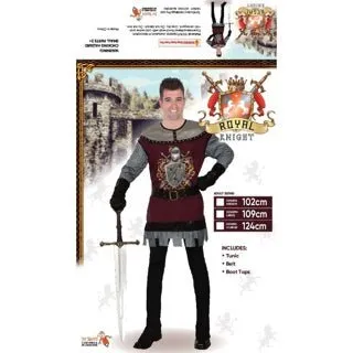 Adult Medieval Royal Knight Costume