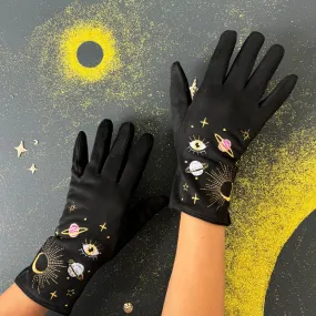 After Dark Embroidered Gloves