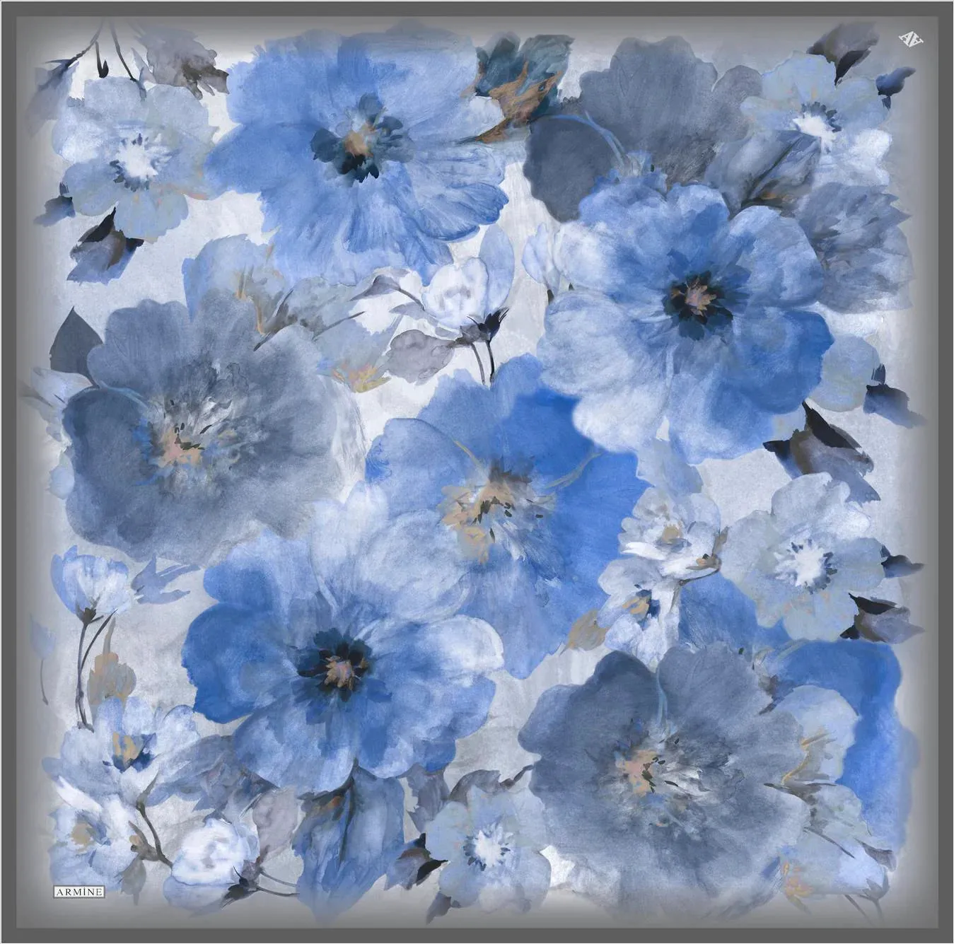 Armine Dreamy Floral Silk Scarf No. 1