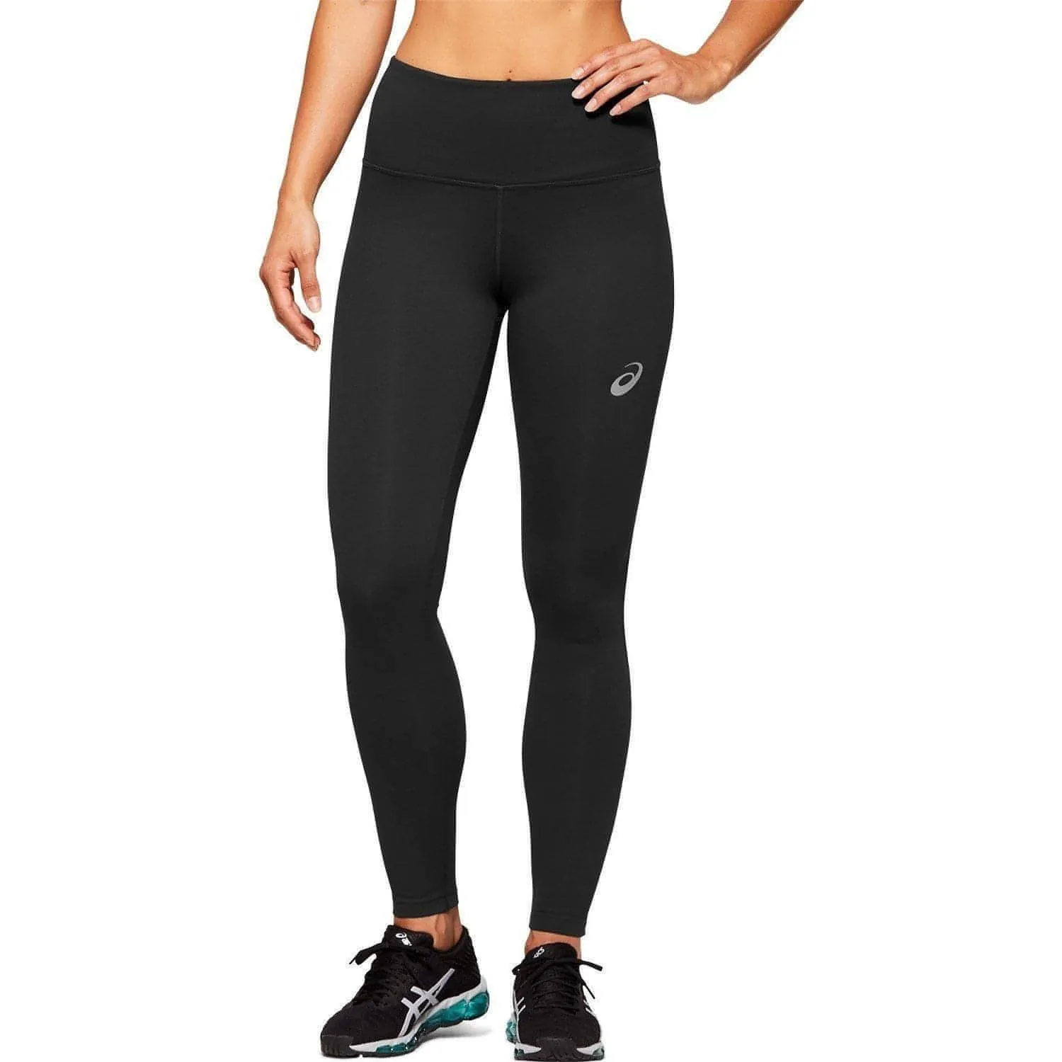 Asics High Waist 2 Womens Long Running Tights - Black