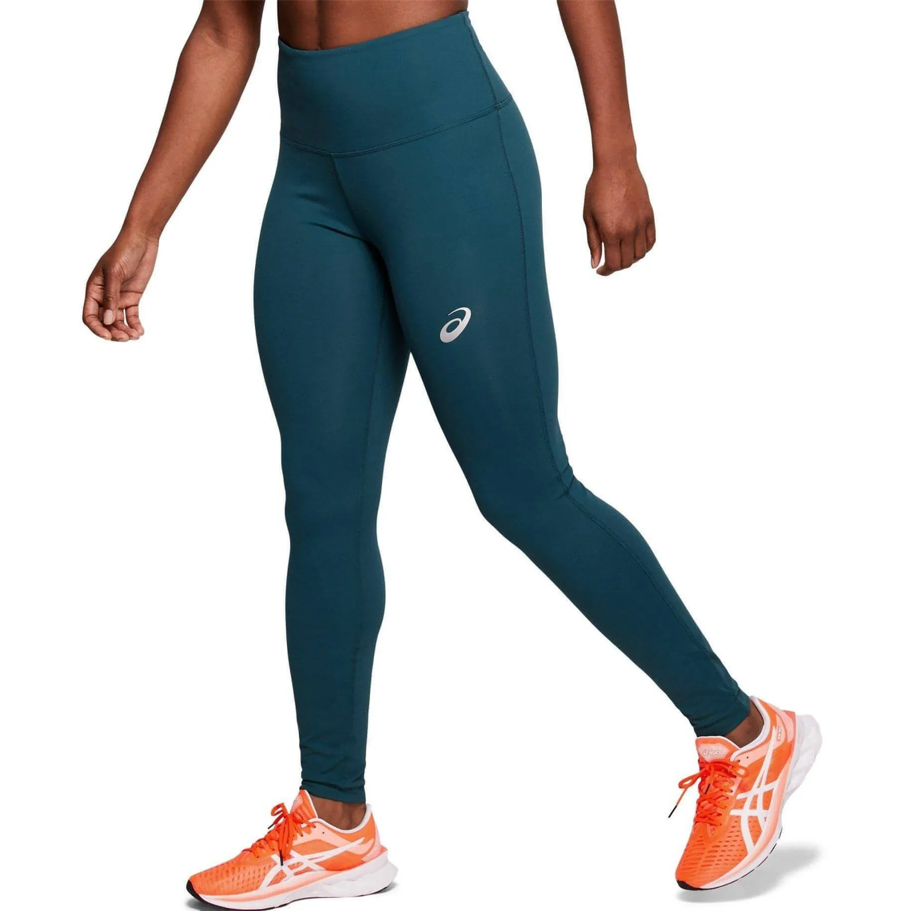 Asics High Waist 2 Womens Long Running Tights - Blue