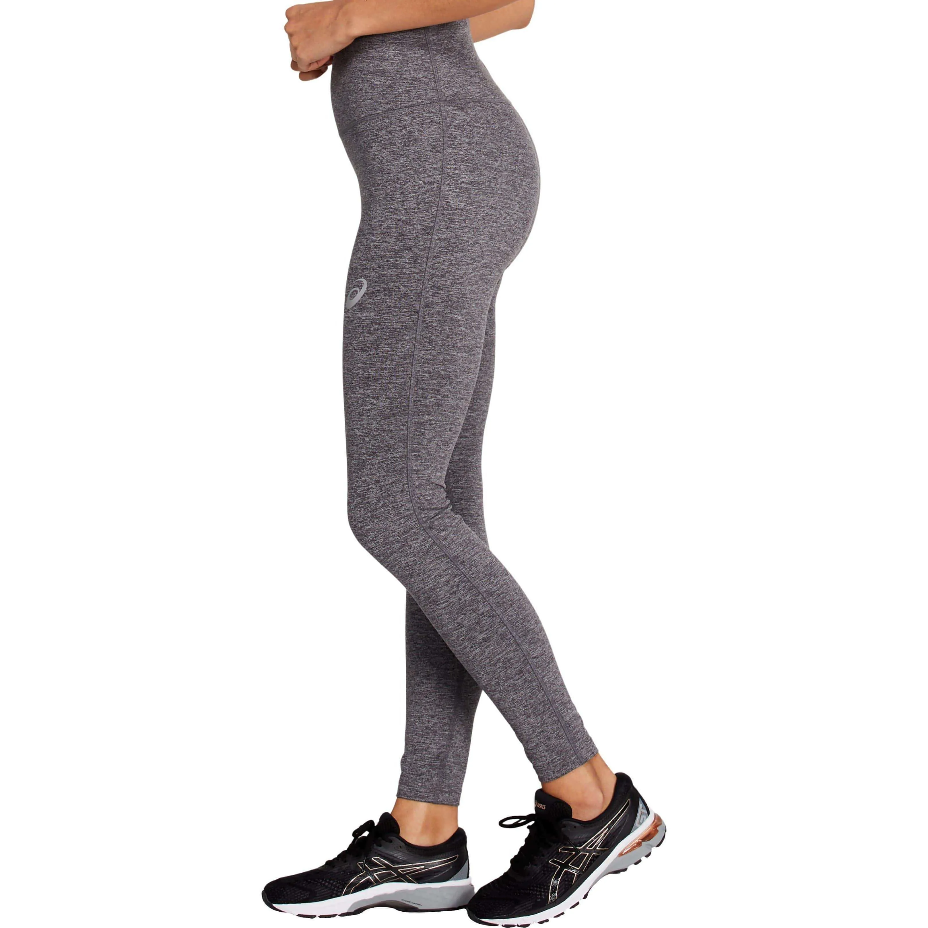 Asics High Waist 2 Womens Long Running Tights - Grey