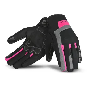 Bela Galaxy Winter Lady Motorcycle Gloves Black Pink