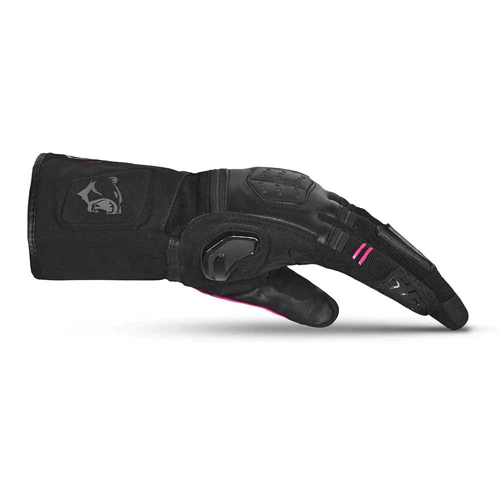 BELA Highway Women Winter Motorcycle Gloves Black Pink