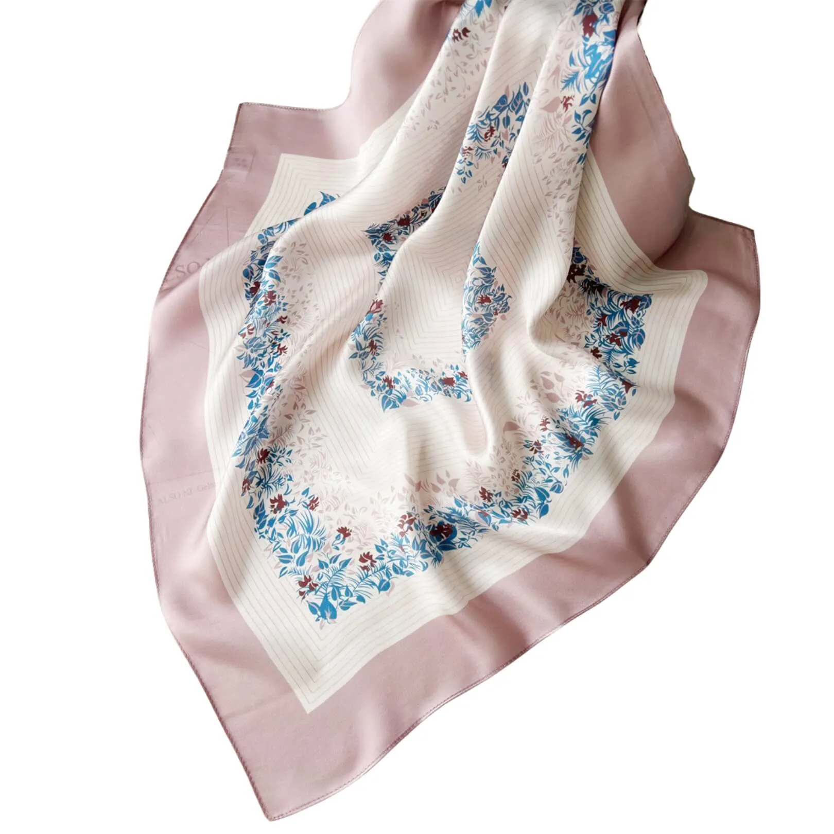 Blue Ivy Artisan Silk Square Scarf Bandana