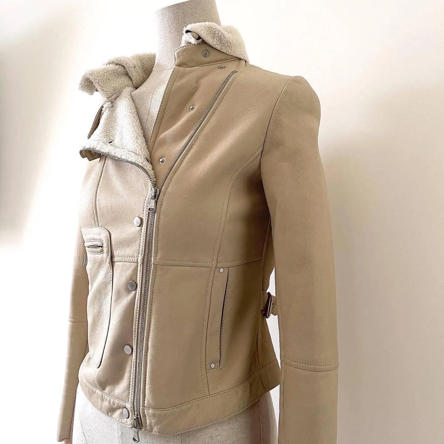 BRUNELLO CUCINELLI Lamb skin jacket