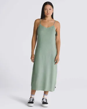 Campbell Slip Dress - Iceberg Green