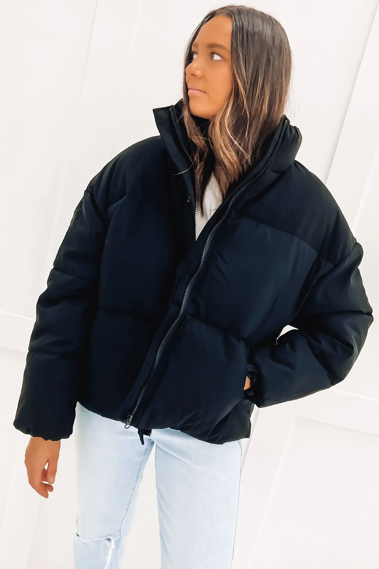 Carly Puffer Jacket Black