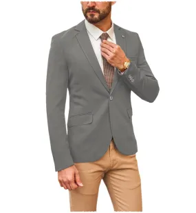 Casual Flat Men's Notch Laple Blazer