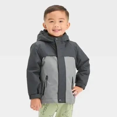 Cat & Jack Infant Kids Zip-Up Winter Puffer Windbreaker 3-In-1 Jacket