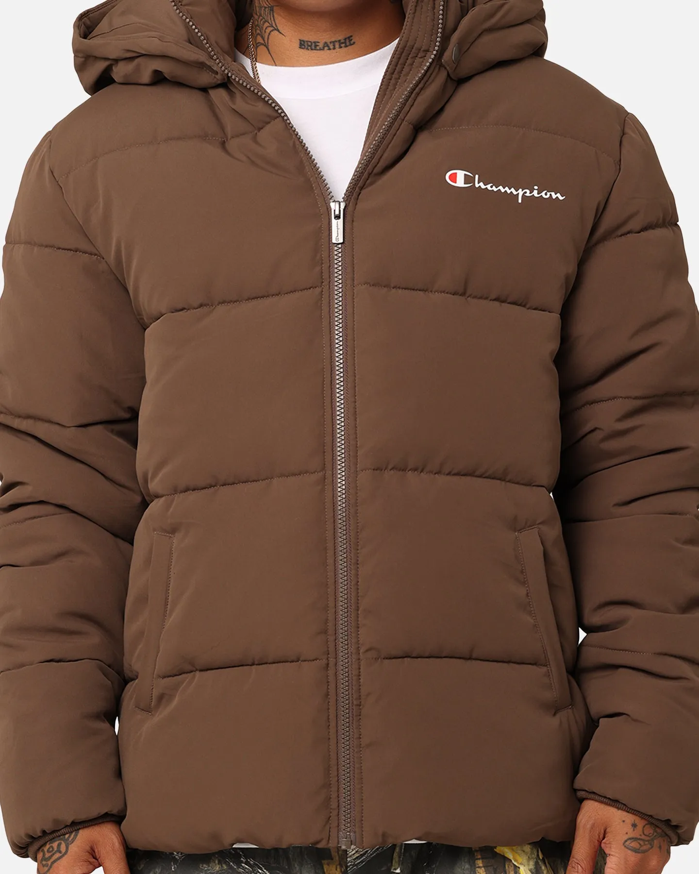 Champion Rochester Puffer Jacket Espresso Martini