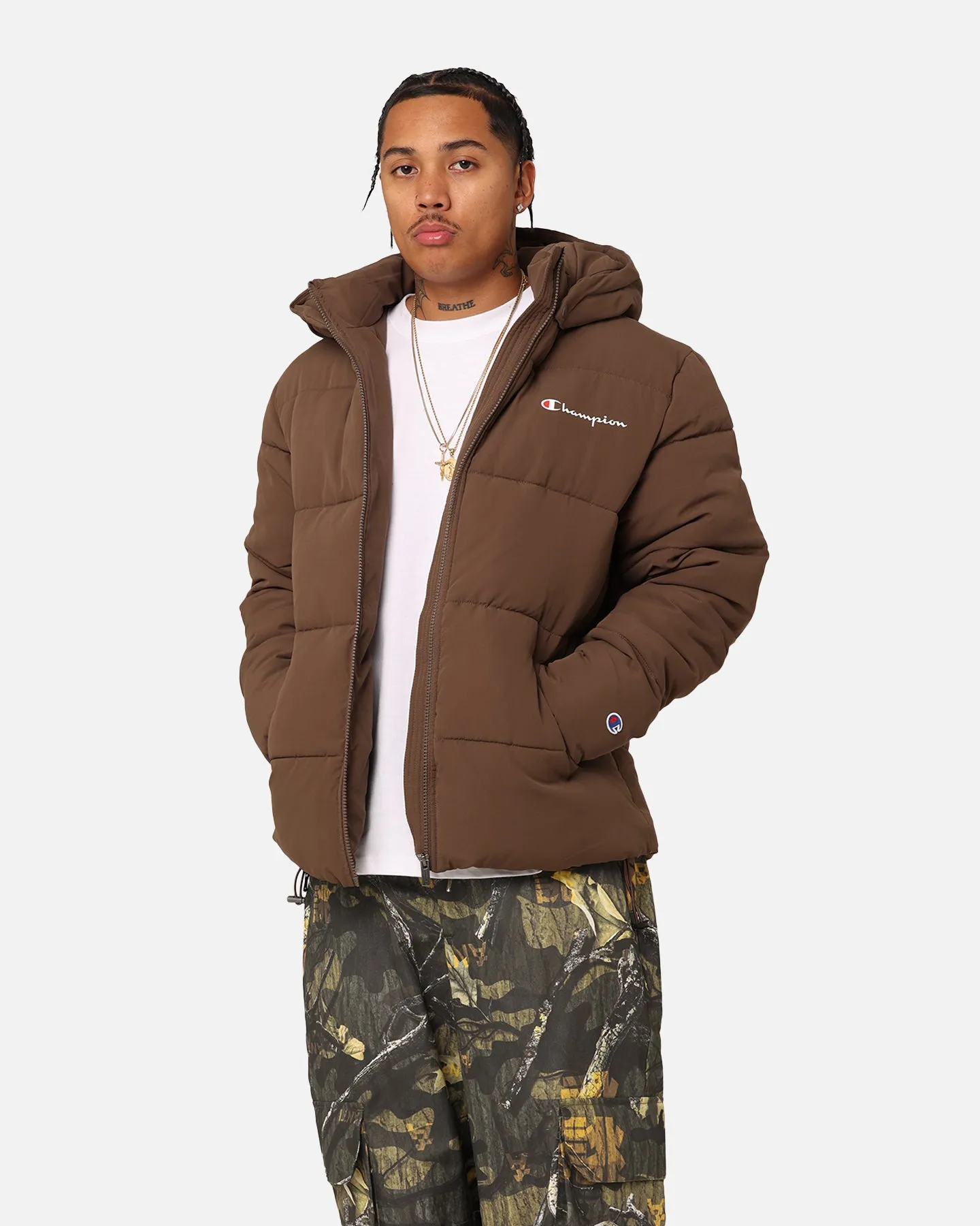 Champion Rochester Puffer Jacket Espresso Martini