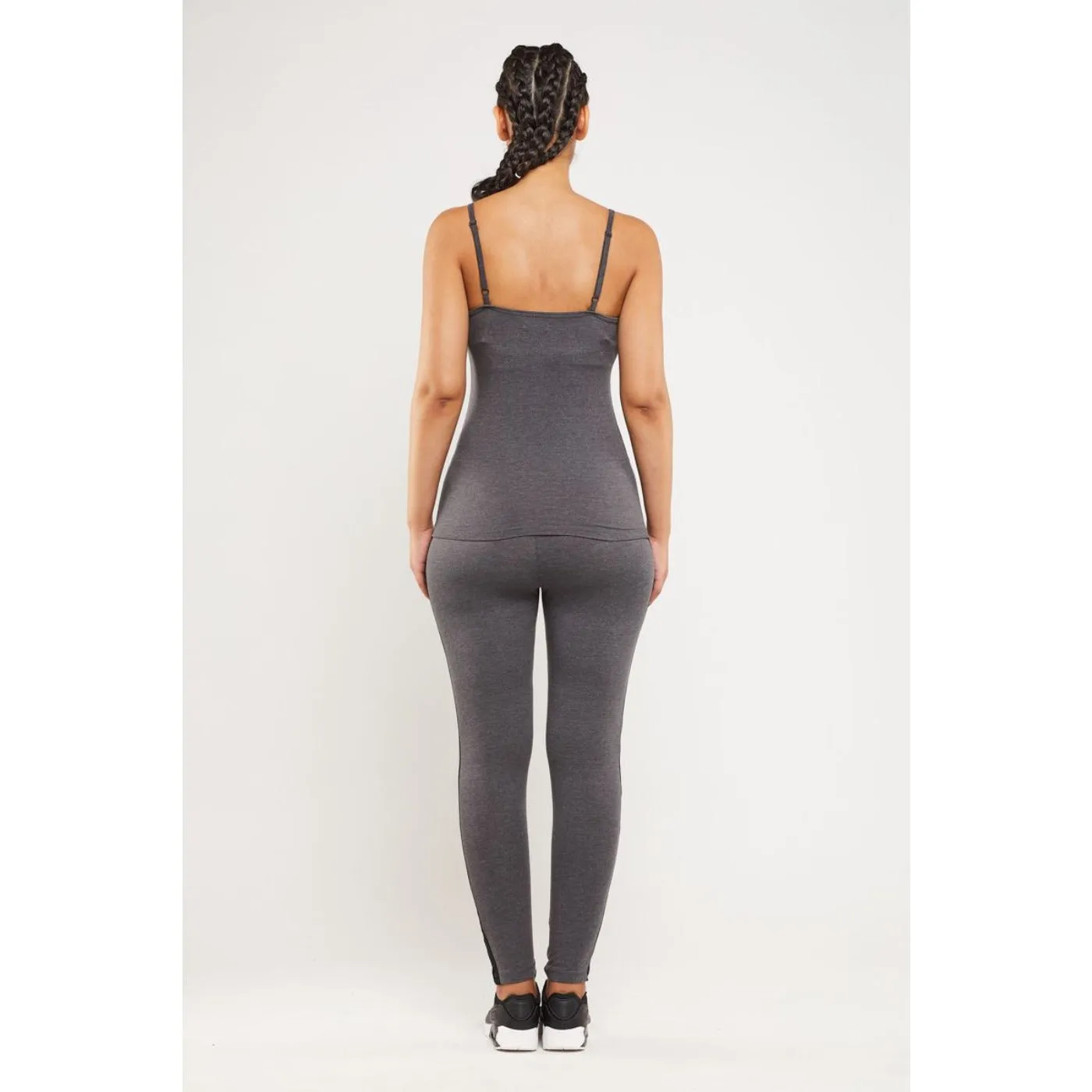 Charcoal Plain Camisole Tank