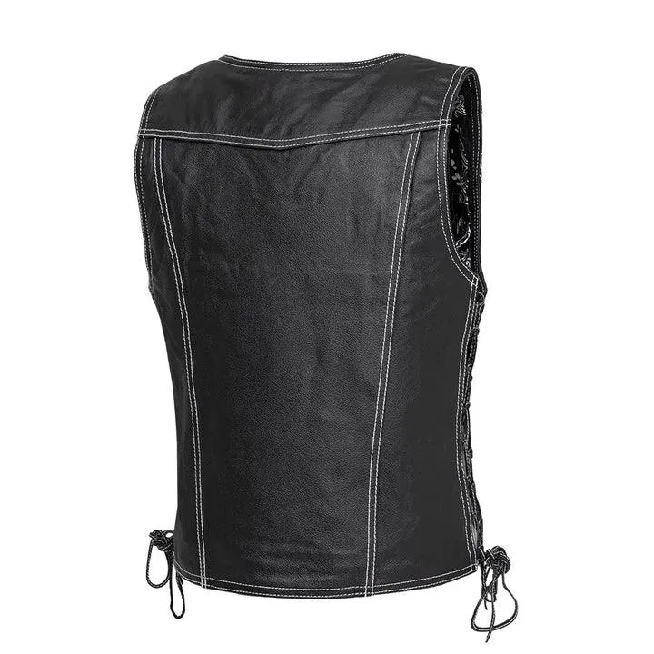 Cindy - Women's Motorcycle Leather Vest