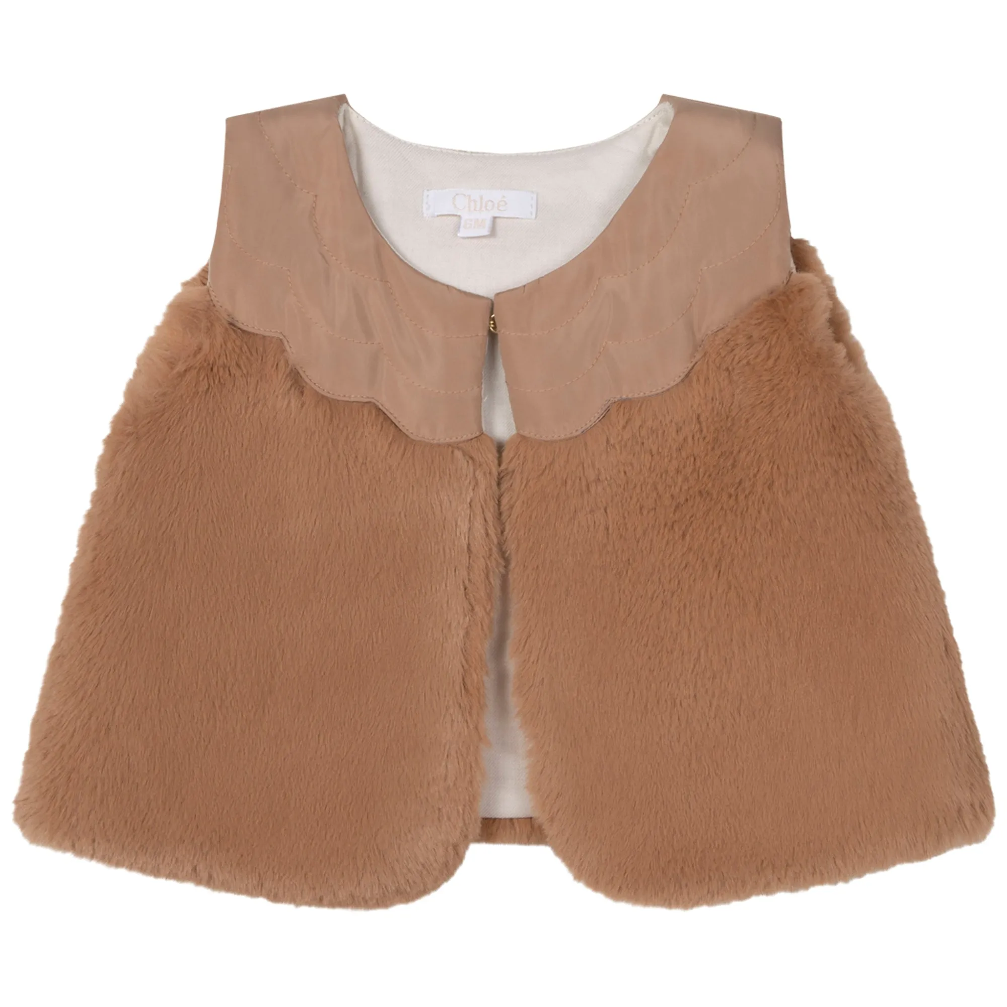 CL Stone Faux Fur Vest