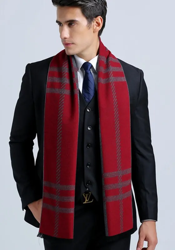 Classic Wool Cashmere Scarf