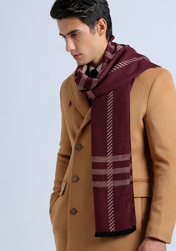 Classic Wool Cashmere Scarf