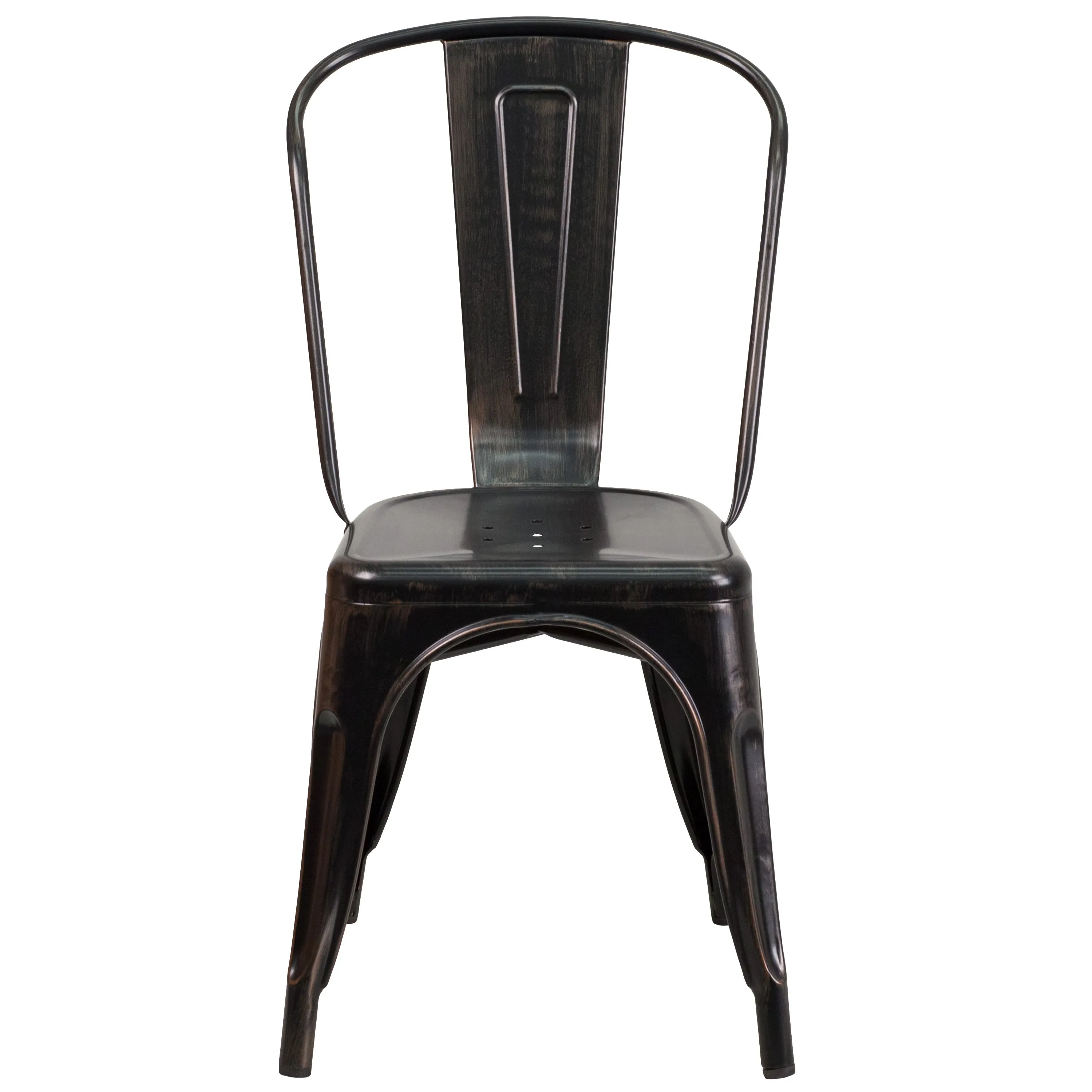 Commercial Grade Metal Indoor-Outdoor Stackable Chair