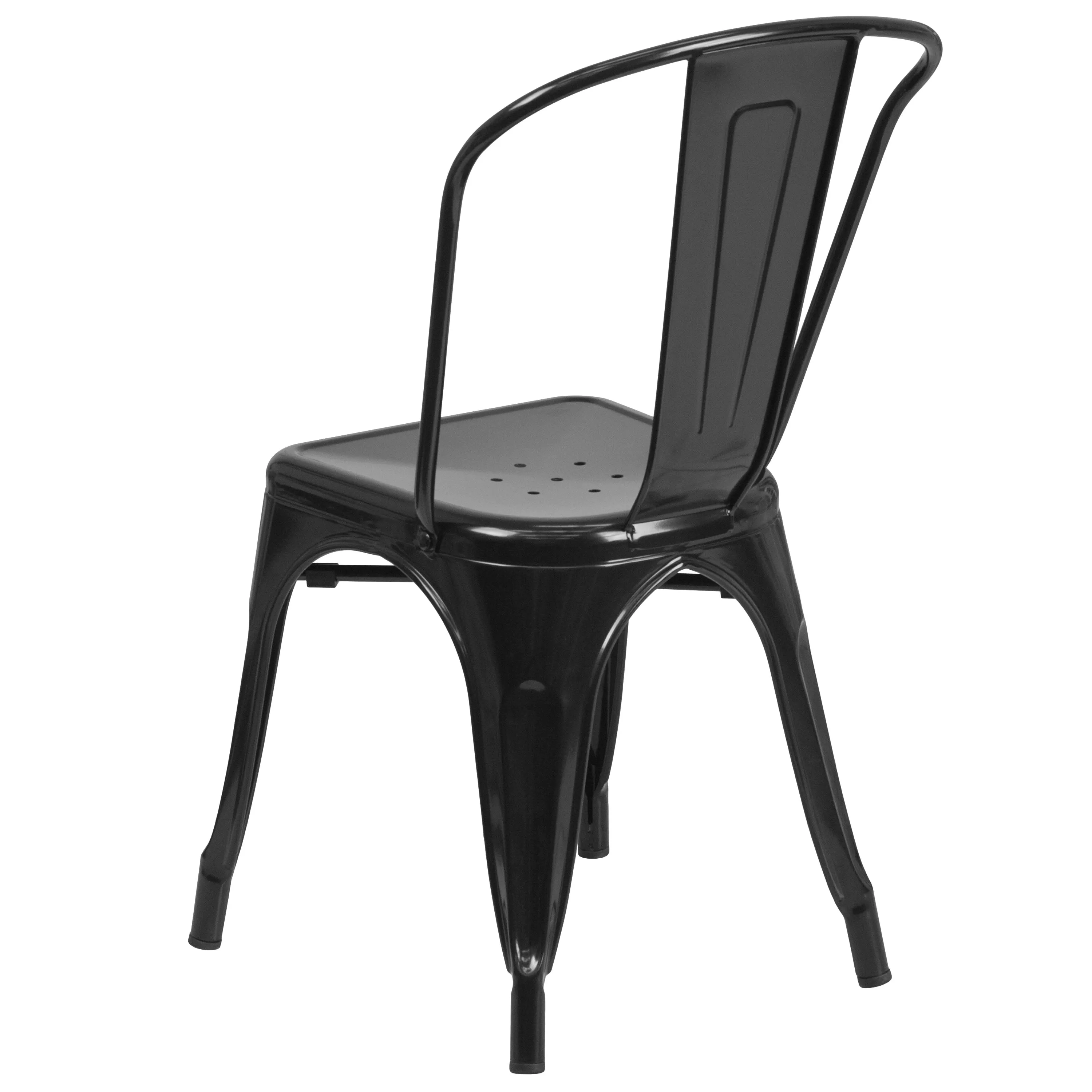 Commercial Grade Metal Indoor-Outdoor Stackable Chair