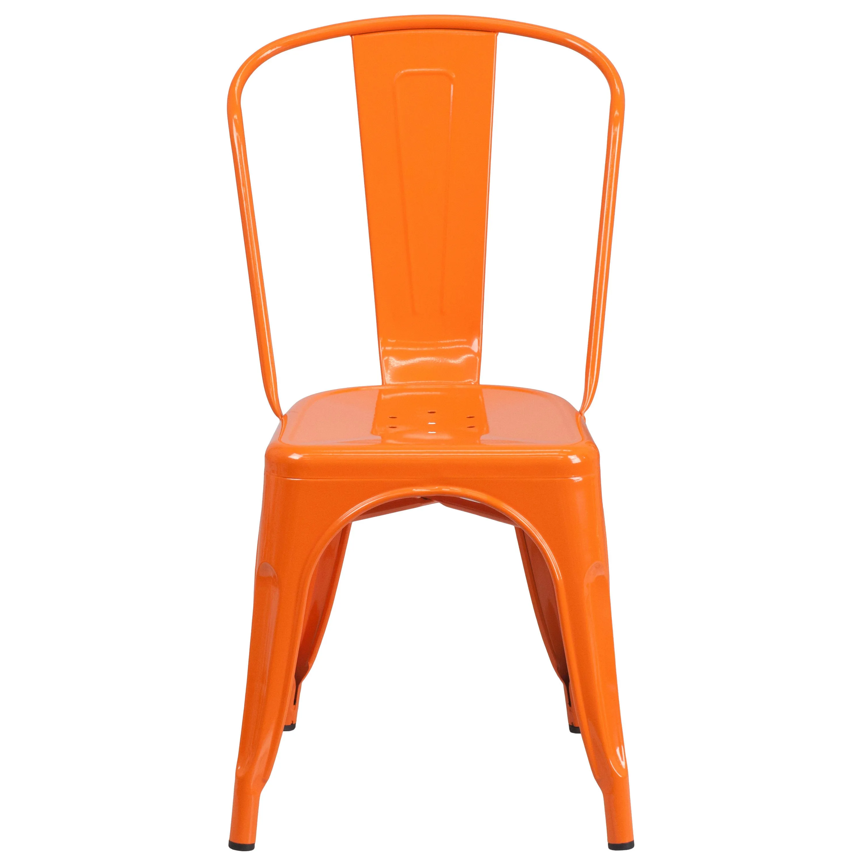 Commercial Grade Metal Indoor-Outdoor Stackable Chair