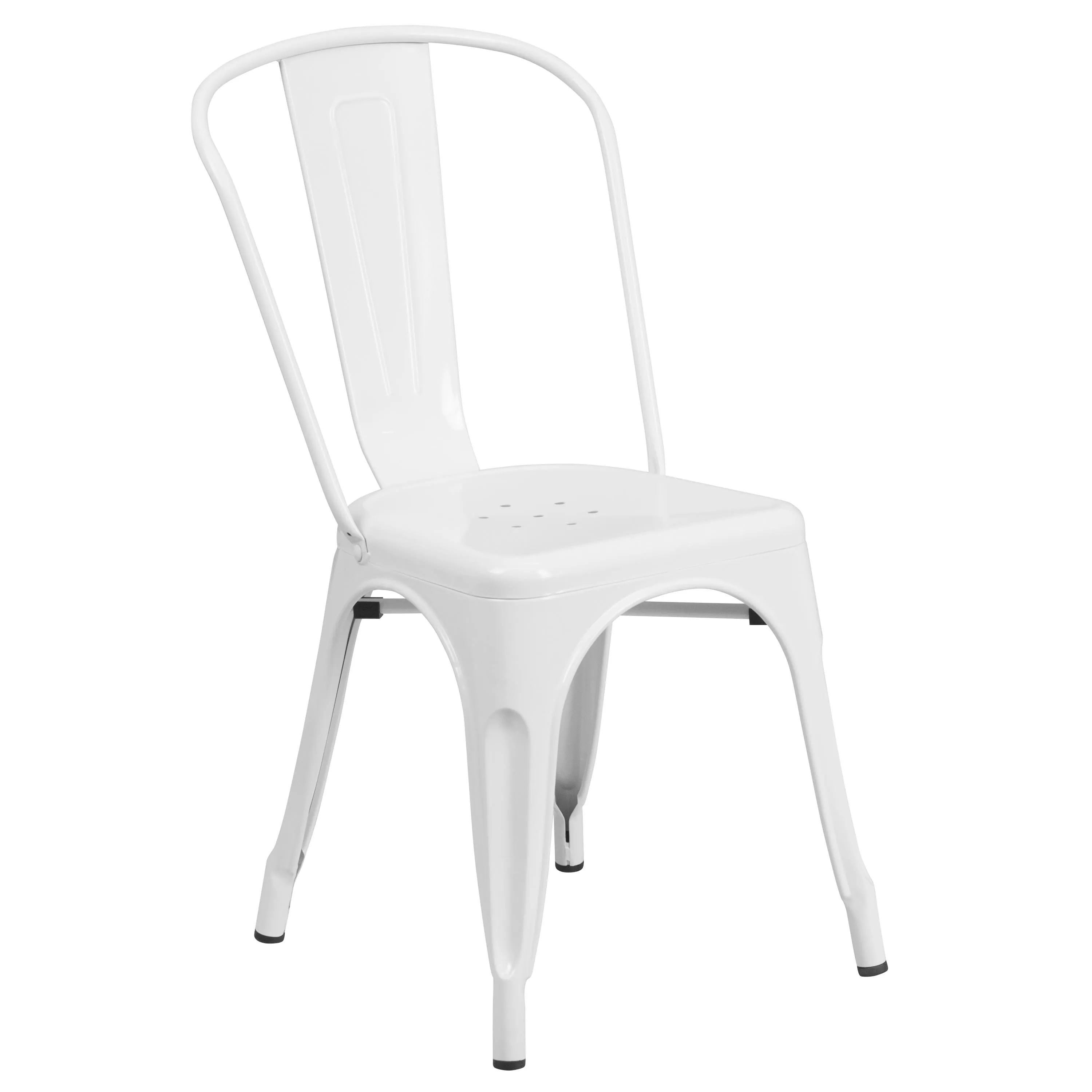 Commercial Grade Metal Indoor-Outdoor Stackable Chair