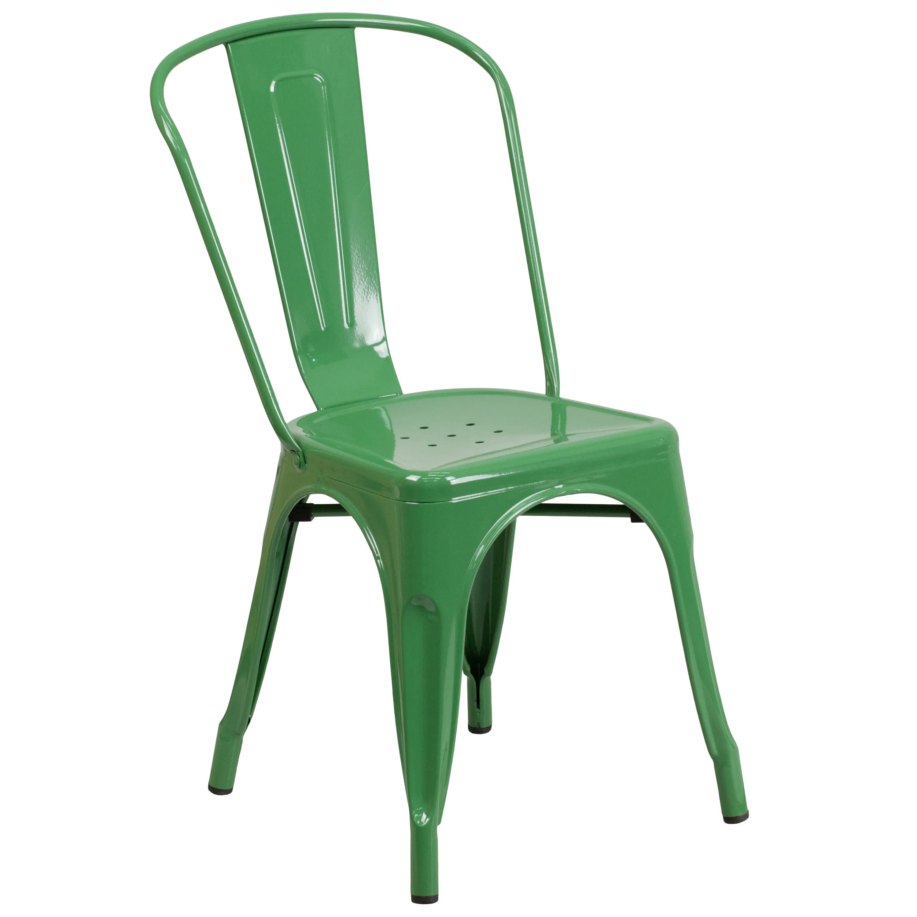 Commercial Grade Metal Indoor-Outdoor Stackable Chair