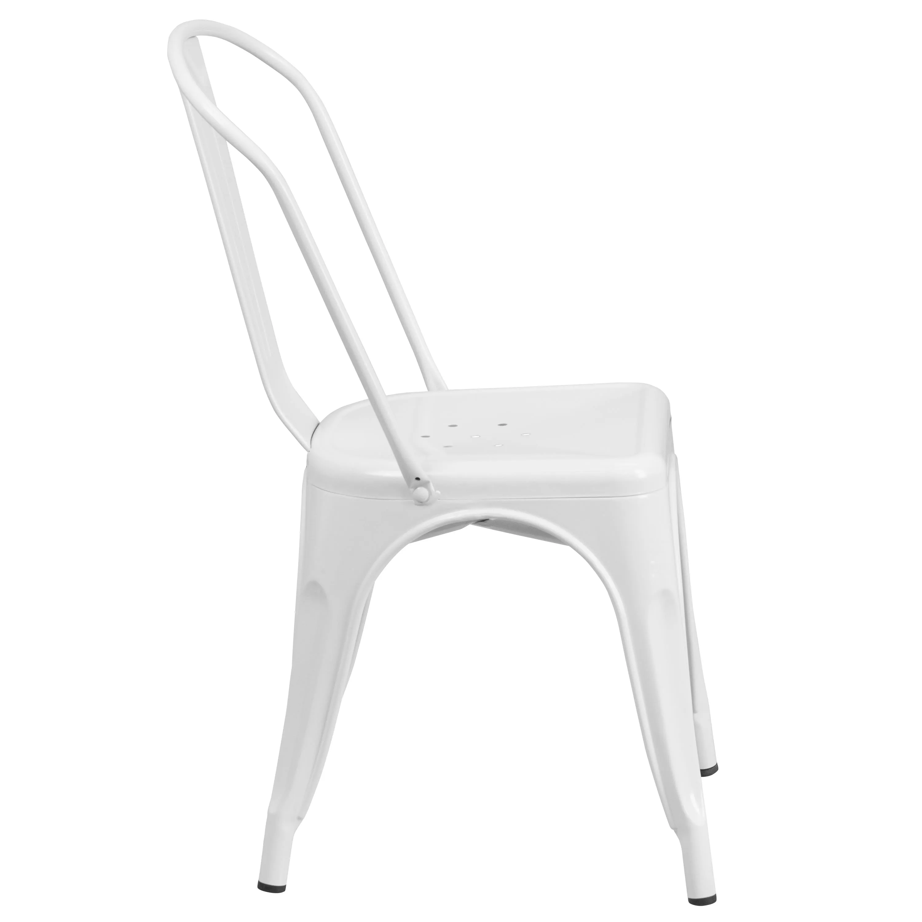 Commercial Grade Metal Indoor-Outdoor Stackable Chair