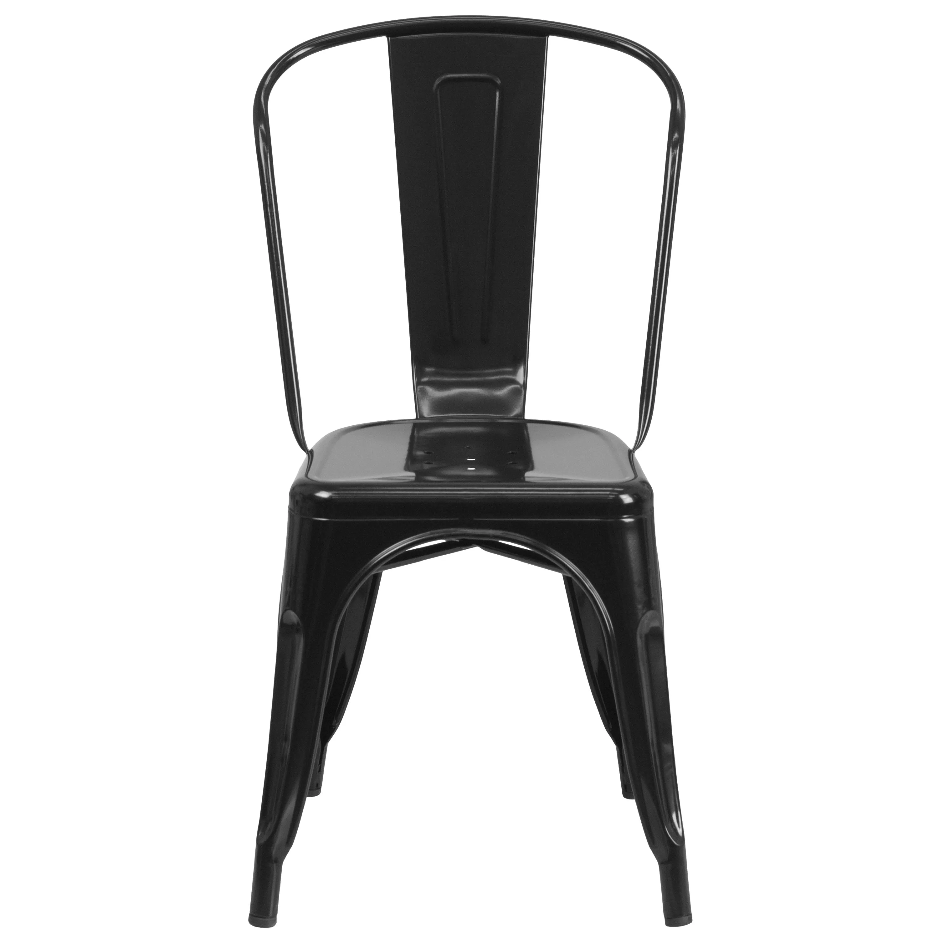 Commercial Grade Metal Indoor-Outdoor Stackable Chair