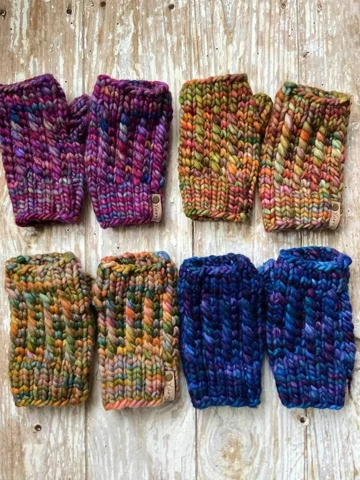 Corkscrew Mitts Pattern