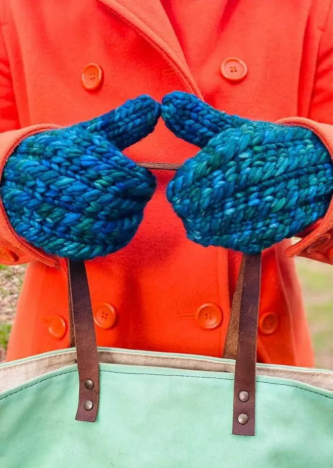 Corkscrew Mitts Pattern