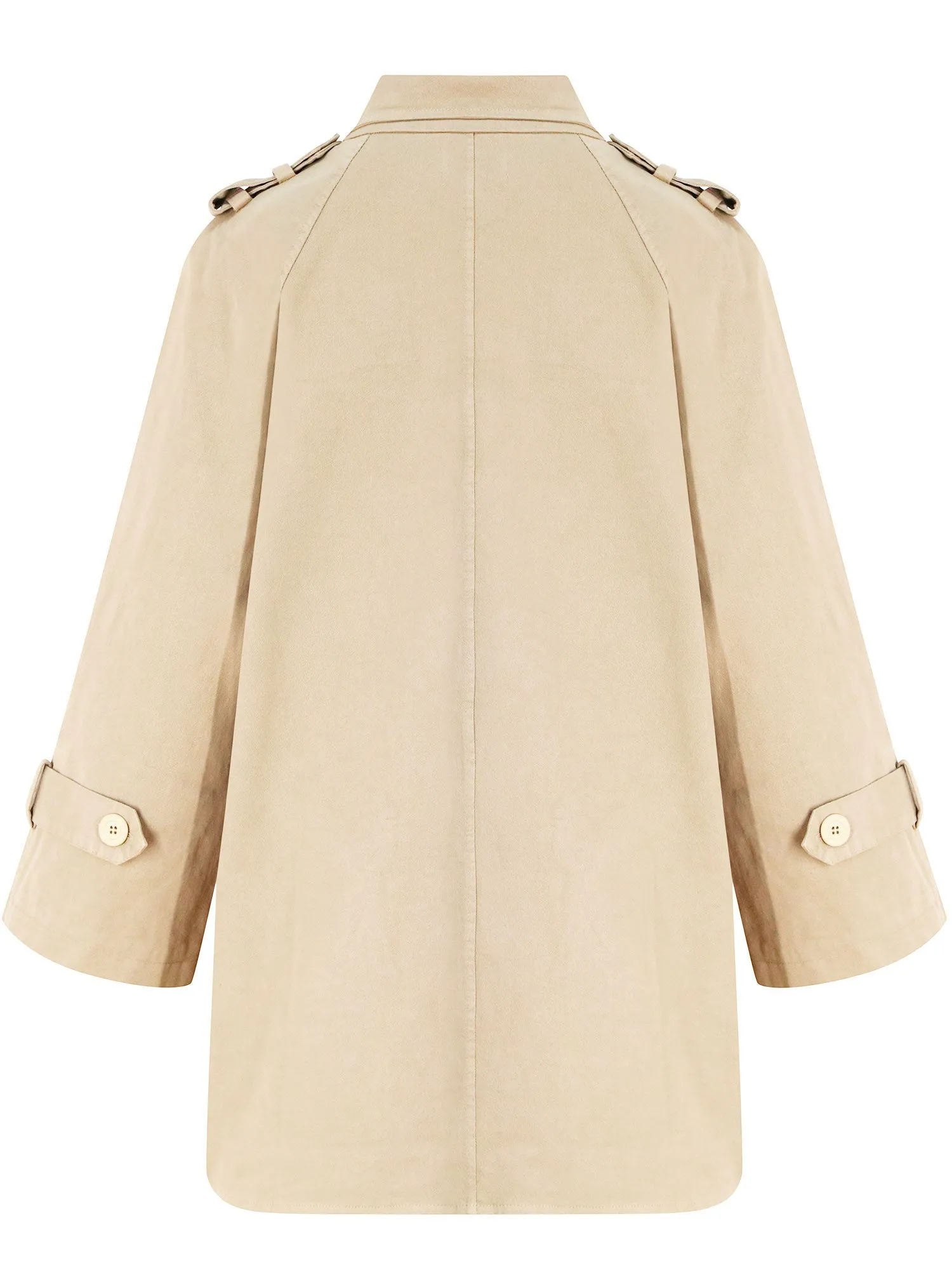 Cotton-Gaberdine Trench Coat