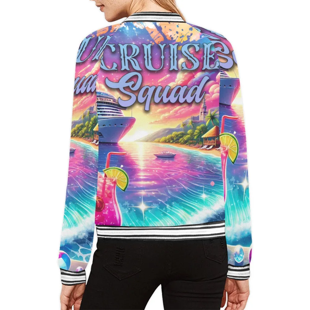 cruise squad Bomber Jacket for Women