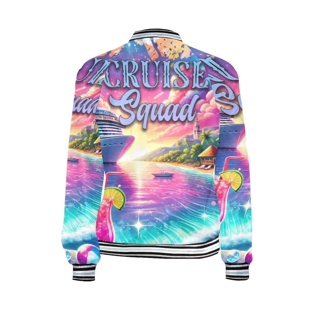 cruise squad Bomber Jacket for Women