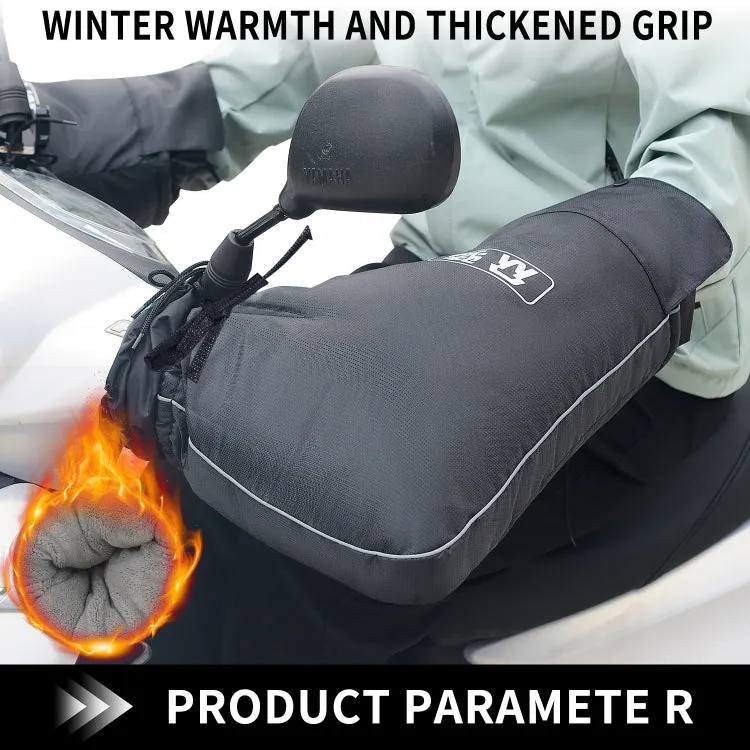 CS-1780A1 Winter Fleece Thickened Warm Outdoor Motorcycle Gloves, Style:Big Mouth Version