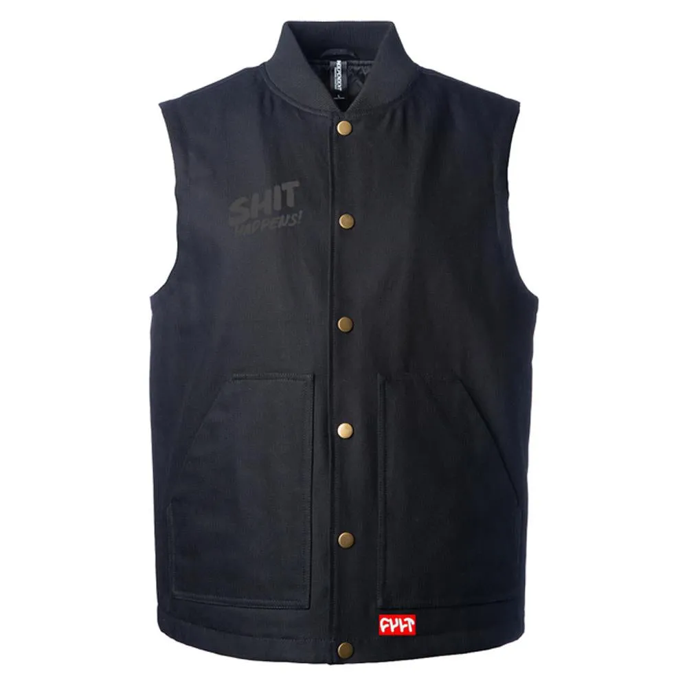 Cult Sh*t Happens Vest - Black