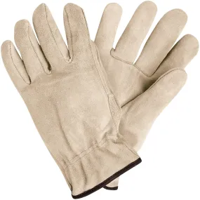 Deluxe Cowhide Leather Driver's Gloves - Large