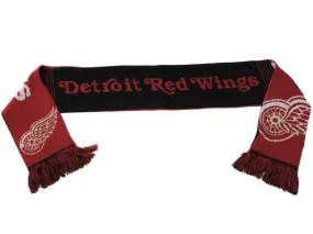 Detroit Red Wings FC Red Reversible Split Logo Acrylic Knit Winter Scarf