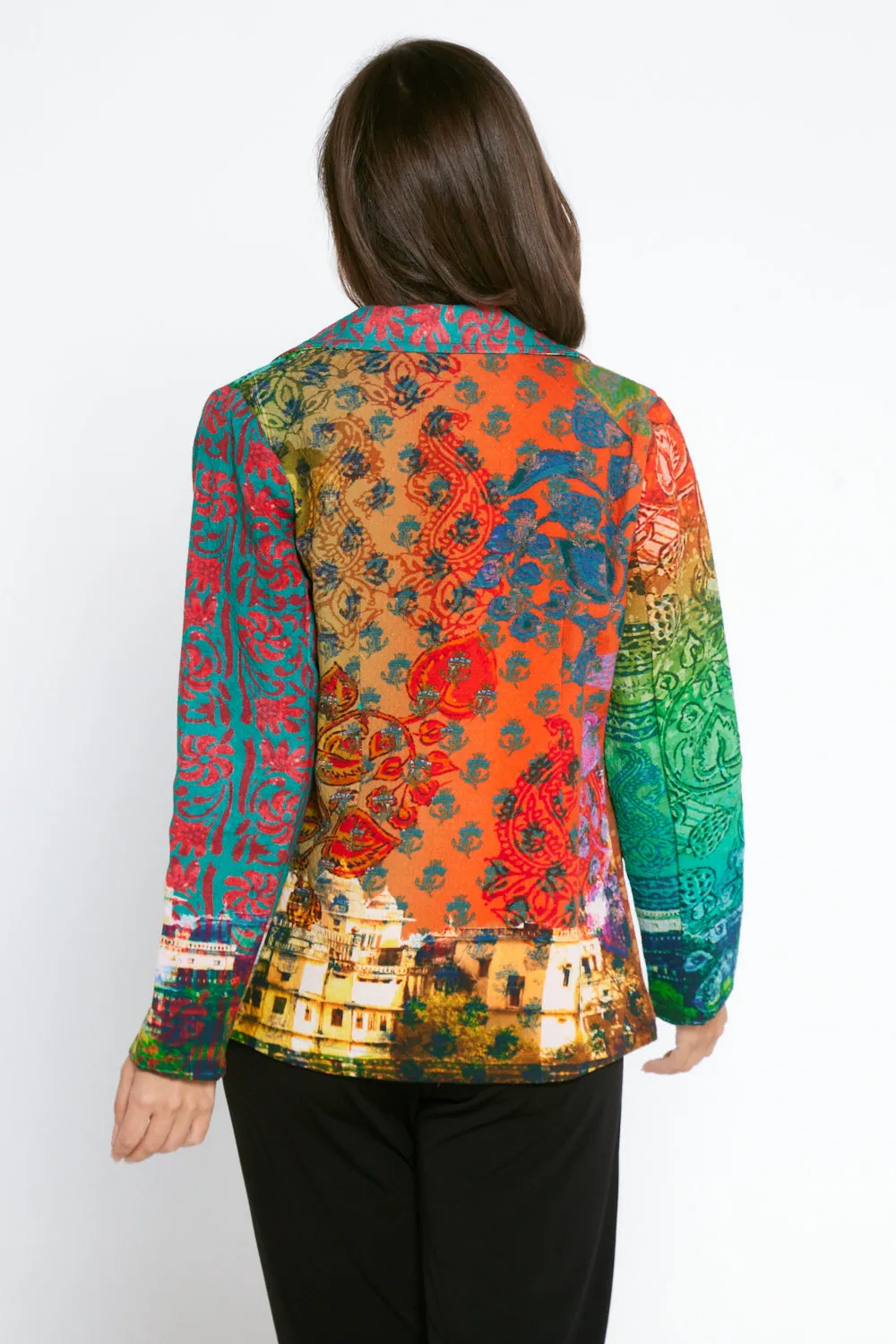 Digital Print Cotton Blazer - Marrakesh Mirage