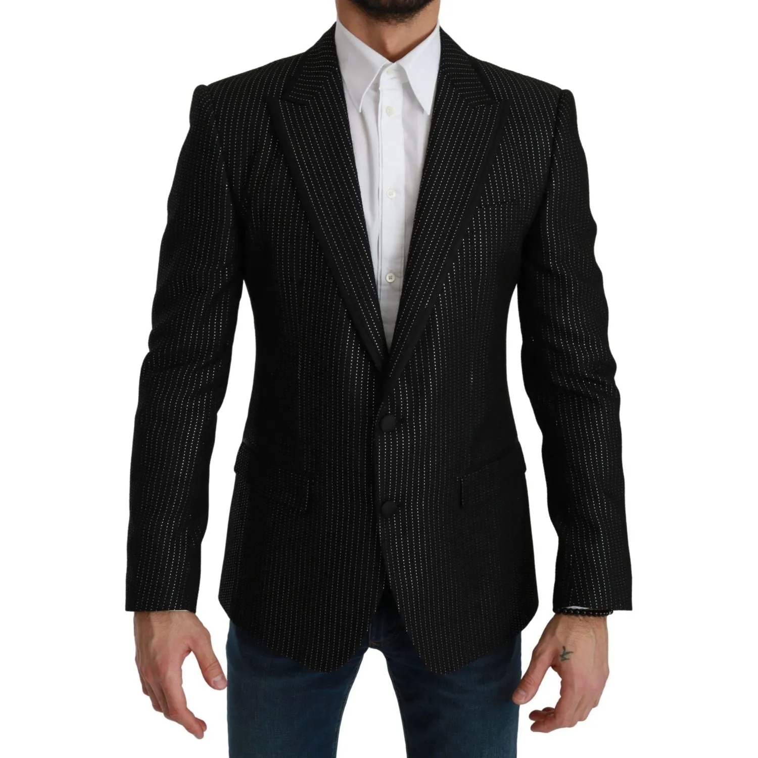 Dolce & Gabbana Elegant Slim Fit Formal Jacket Blazer