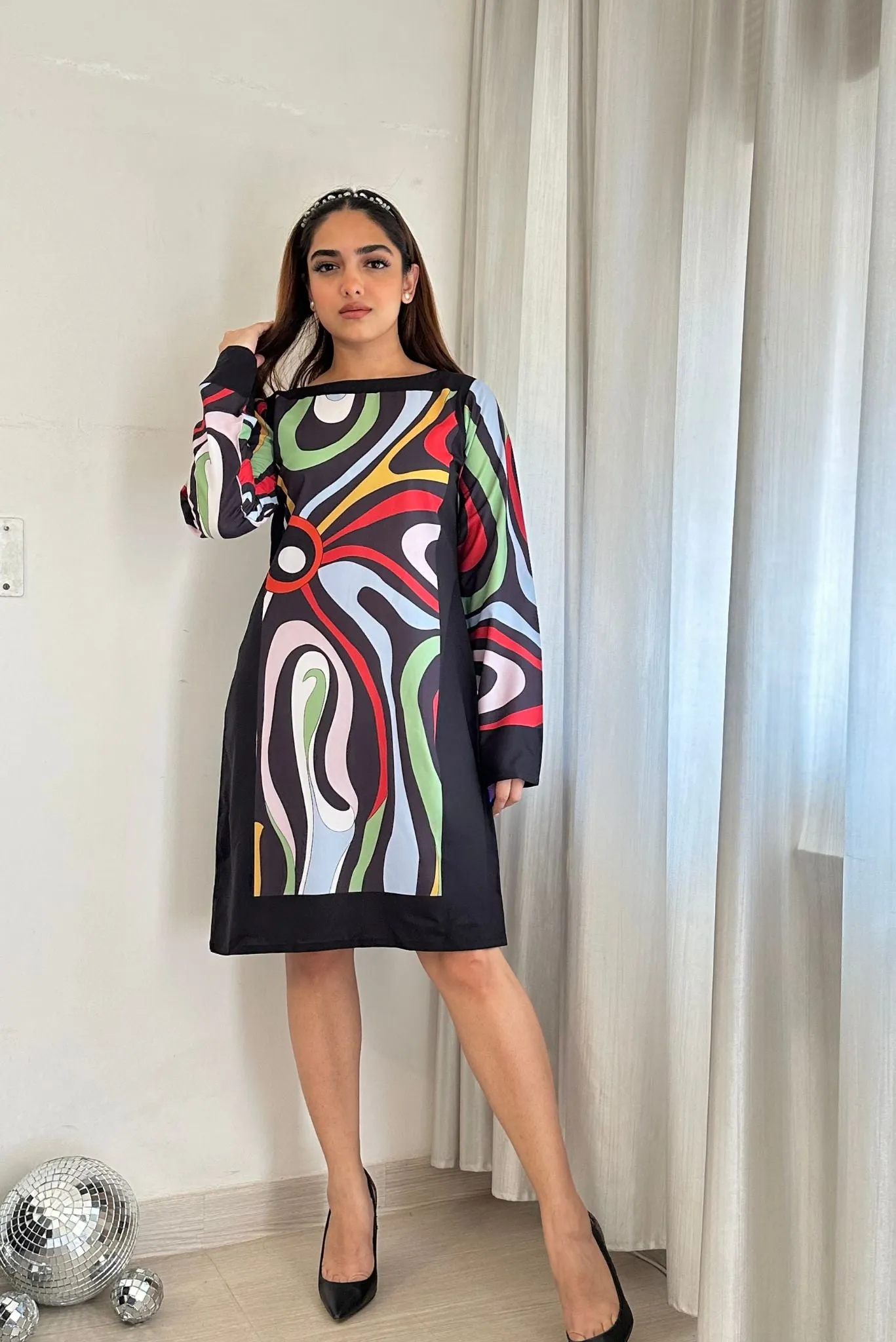 Electric Abstract Dress