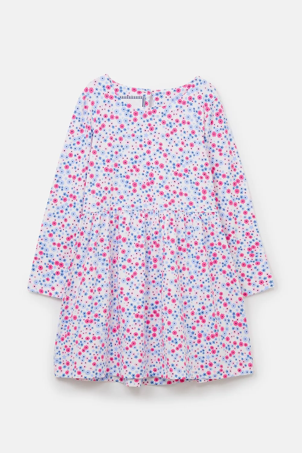 Ellie Dress - Pink Blue Floral