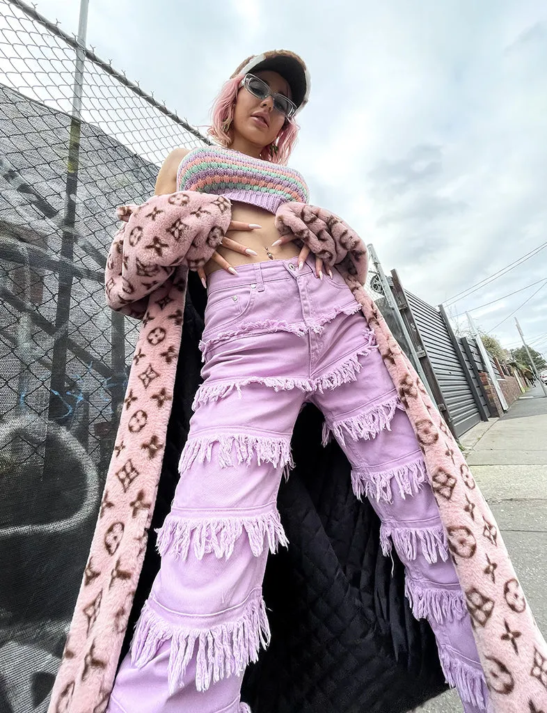 FASHION KILLA FAUX FUR JACKET - PINK ✰ MADE 4 U ✰