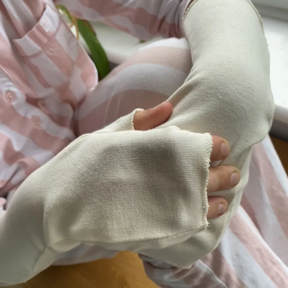 Fingerless Eczema Gloves 2 Pairs - Kids