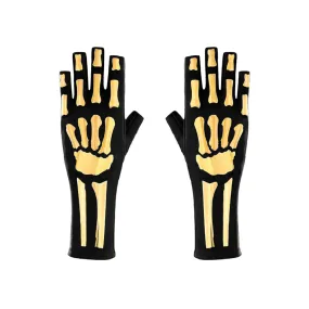 FINGERLESS EXTENDED METAL BONES GLOVES