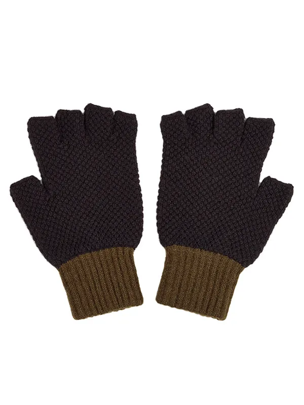 Fingerless Gloves Kintyre & Black