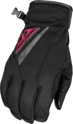 Fly Racing Title Long Gloves Black/Pink