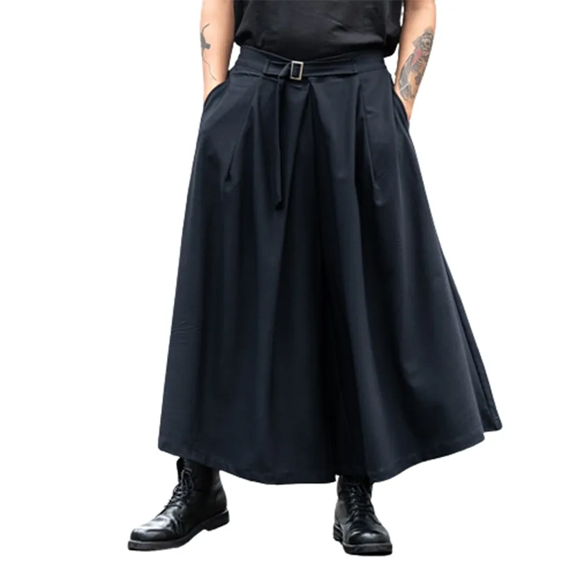 Funki Buys | Skirts | Men's Japanese Streetwear Long Skirt