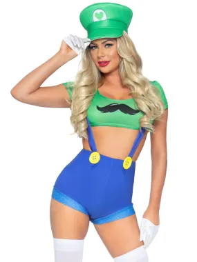 Gamer Sidekick Sexy Costume With Hat